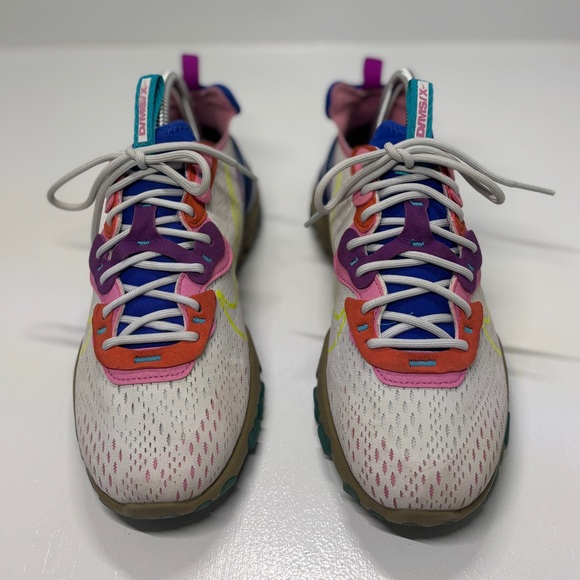 Nike React Vision Multicolor Women’s Sneakers Size 8.5 - Picture 3 of 12